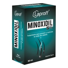 GENERICO - Minoxidil 5% Frasco X 60 Ml Solucion - Laproff