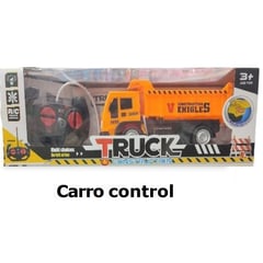 TRUCK - CARRO CONSTRUCCION CONTROL JUEGO PARA NIÑOS +3 AÑOS