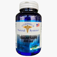 MILLENIUM NATURAL SYSTEM - Magnesium 400 mg x 100 Softgels Natural System