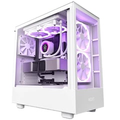 NZXT - Caja ATX H5 Elite RGB Blanco