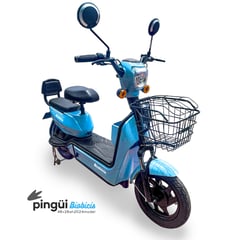 BIOBICI - Bicicleta Eléctrica Pingüi Biobicis 2024 Color AzulCielo 350W