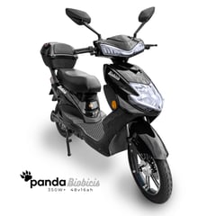 BIOBICI - Bicicleta Eléctrica PANDA Biobicis 2025 EXTRAIBLE Negro 350W