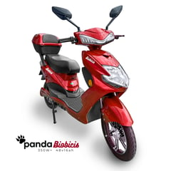 BIOBICI - Bicicleta Eléctrica PANDA s 2024 Color Rojo 350W