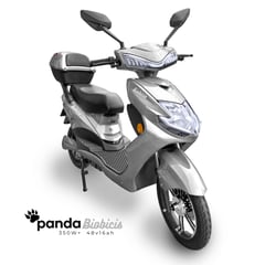 BIOBICI - Bicicleta Eléctrica PANDA Biobicis 2025 EXTRAIBLE Color Gris 350W