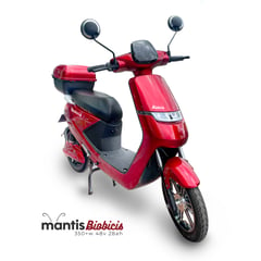 BIOBICI - Bicicleta Eléctrica MANTIS Biobicis 2025 Color Rojo 350W