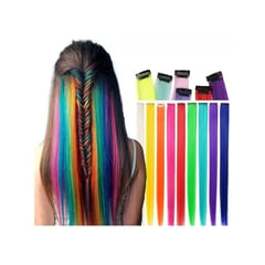 GENERICO - Extensiones X 8 Unid Clip Mechas Cabello Colores Pelo Postizo