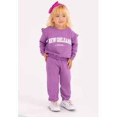 MARKETING PERSONAL - Conjunto Infantil Femenino Morado Mp 101293