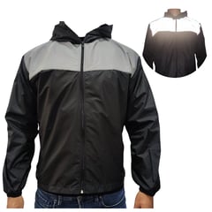 GENERICO - Chaqueta Reflectiva Combinada Deportes Moto Bicicleta Correr