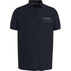 TOMMY HILFIGER - Polo azul label con logo