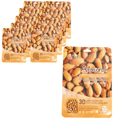 USHAS - MASCARILLAS ALMENDRAS X 10PCS ANTIOXIDANTE ANTIARRUGAS