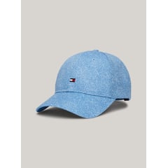 TOMMY HILFIGER - Gorra azul de niños essential con logo bordado