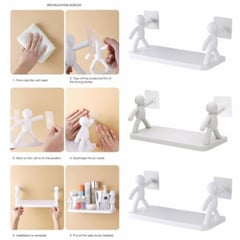 GENERICO - Estante Flotante De Pared-umbra Buddy + Gancho Adhesivo