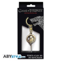 ABYSS PRODUCTS - LLAVERO DE GAME OF THRONES KEYCHAIN 3D HAND KING X2