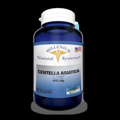 MILLENIUM NATURAL SYSTEMS - Centella Asiática 400 Mg x 60 Cap - Natural Systems