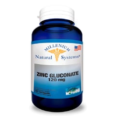 MILLENIUM NATURAL SYSTEMS - Zinc Gluconate 120 Mg x 100 Soft - Natural Systems