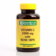 GOOD'N NATURAL - Vitamina C 1000 Mg con Rose Hips x 100 Tab - Good‘N Natural