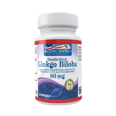 HEALTHY AMERICA - Ginkgo Biloba 80 mg 90 Cáps - Healthly America