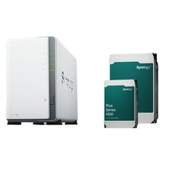 SYNOLOGY - Servidores Ds223j Nas + 2 Discos Duros De 4t