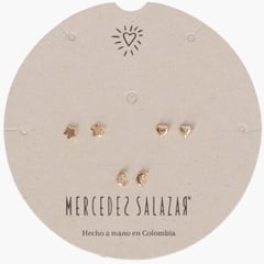 MERCEDES SALAZAR - Topos La Luna, El Corazón y La Estrella Set x 3