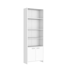 RTA MUEBLES - Biblioteca lisa 1.80 con puertas BLB 8521 RTA