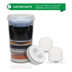 ECOTRADE - Repuestos Filtro Purificador 21-24-28 Litros Kit 4