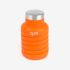 QUE BOTTLE - Botella Plegable Isotérmica Naranja 20oz