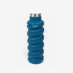 QUE BOTTLE - Botella Plegable Isotérmica Azul 20oz