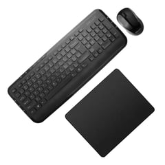 DELUX - Combo Teclado Slim Multimedia + Mouse + Pad Mouse S