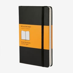 MOLESKINE - Cuaderno Grande Rayas Negro Hc