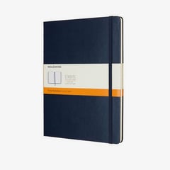 MOLESKINE - Cuaderno Xl Rayas Azul Zafiro Hc