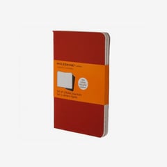 MOLESKINE - Libreta Cahier Grande Lisa Rojo Sc X3