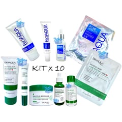 BIOAQUA - Kit Acido Salicílico - Kit Antiacne