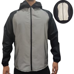 GENERICO - Chaqueta Reflectiva Combinada Deportes Moto Bicicleta Correr