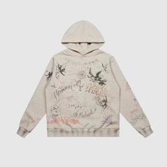 VANN - Hoodie Con Desgaste Estampado Heaven