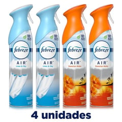 FEBREZE - Set 4 Ambientadores Eliminador Olores Refresca Aire