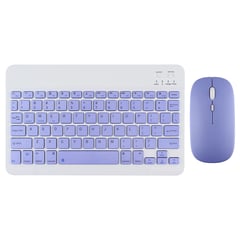 KEYBOARD - Teclado Bluetooth Kit Mouse Y Teclado Nuevo Morado