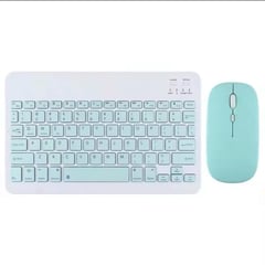 KEYBOARD - Teclado Bluetooth Kit Mouse Y Teclado Nuevo Verde