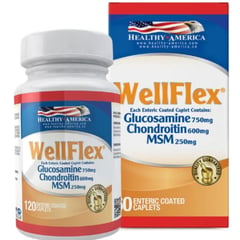 HEALTHY AMERICA - WellFlex Glucosamina 120 Caplets -