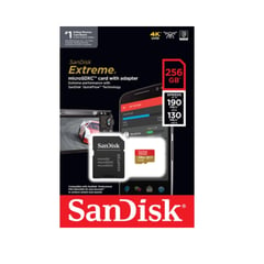 SANDISK - Memoria Micro SD 256GB EXTREME Pro 4K  100MB/S