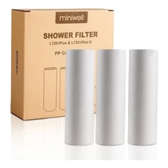 MINIWELL - Filtro de Algodon para Ducha Purificadora de Agua