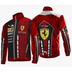 GENERICO - Chaqueta Chamarra En Lona Diseño Ferrari Seven One