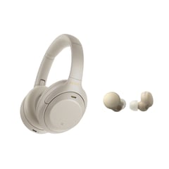 SONY - Combo Audífonos Noise Cancelling 1000XM4 + Linkbuds S Beige