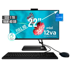 LENOVO - TODO EN UNO INTEL CORE I5-1240P SSD 1TB RAM 40GB LED 22 FULL HD