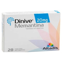 PF FARMACEUTICA - Dinive 20 Mg por 28 Tabletas Recubiertas