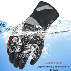 SUOMY - Guantes Impermeables Térmicos Para Hombres Con Protecciones