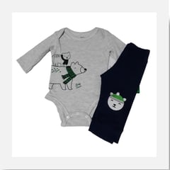 GENERICO - CONJUNTO ROPA MAMELUCO+SUDADERA BEBE NIÑO