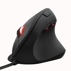 TRUST - Mouse Gamer Alambrico Vertical Gxt 144 Rexx Rgb Color Negro