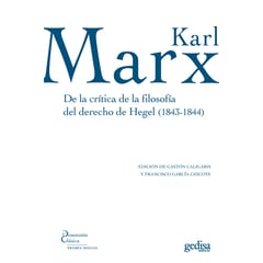 GENERICO - De la crítica de la filosofía del derecho de Hegel 1843-1844