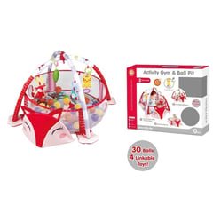 GENERICO - Gimnasio Bebe Piscina Pelota ZORRITO Interactivo 3 En 1