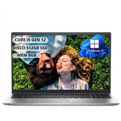 DELL - Portatil Inspiron 3520 Intel® Core™ i5 1235U 8GB 512GB SSD FHD15.6" Windows 11 Home Plateado